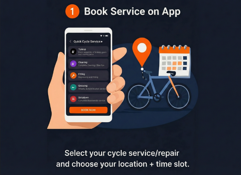 Book Service on App